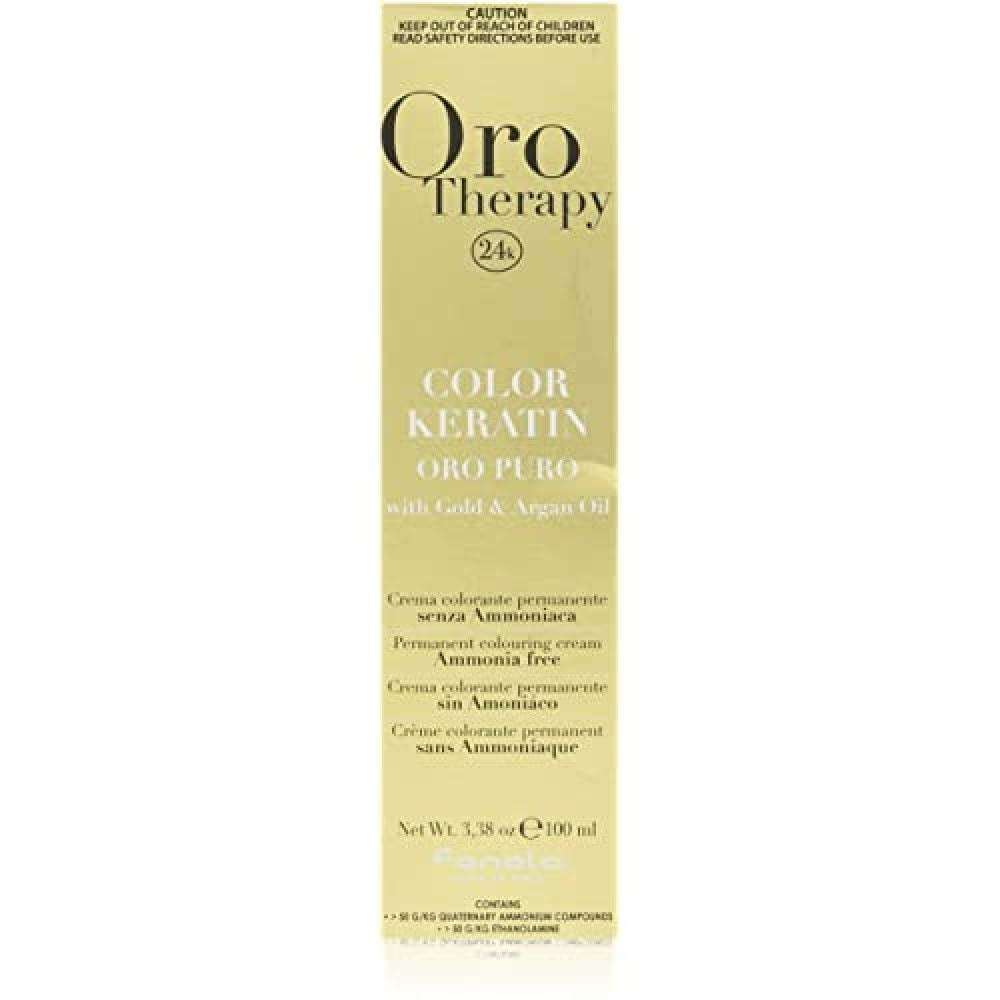Fanola Oro Therapy Color Keratin 5.0 100ml Tinte para el cabello Naty Shop 8.13 Rubio claro beige