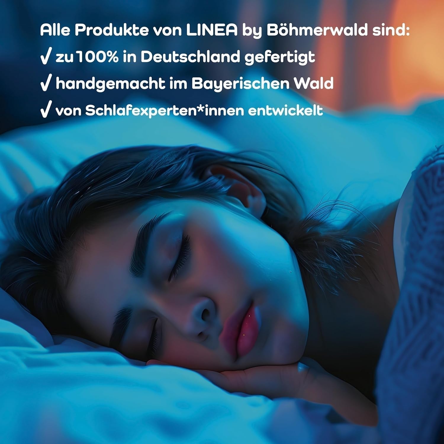 LINEA by Böhmerwald - Cosy - Almohada Balance de alta calidad, 40X80, 70% plumas clase 1, 30% plumón nuevo, apta para alergias, lavable hasta 60°C, fabricada en Alemania Naty Shop almohadas estándar