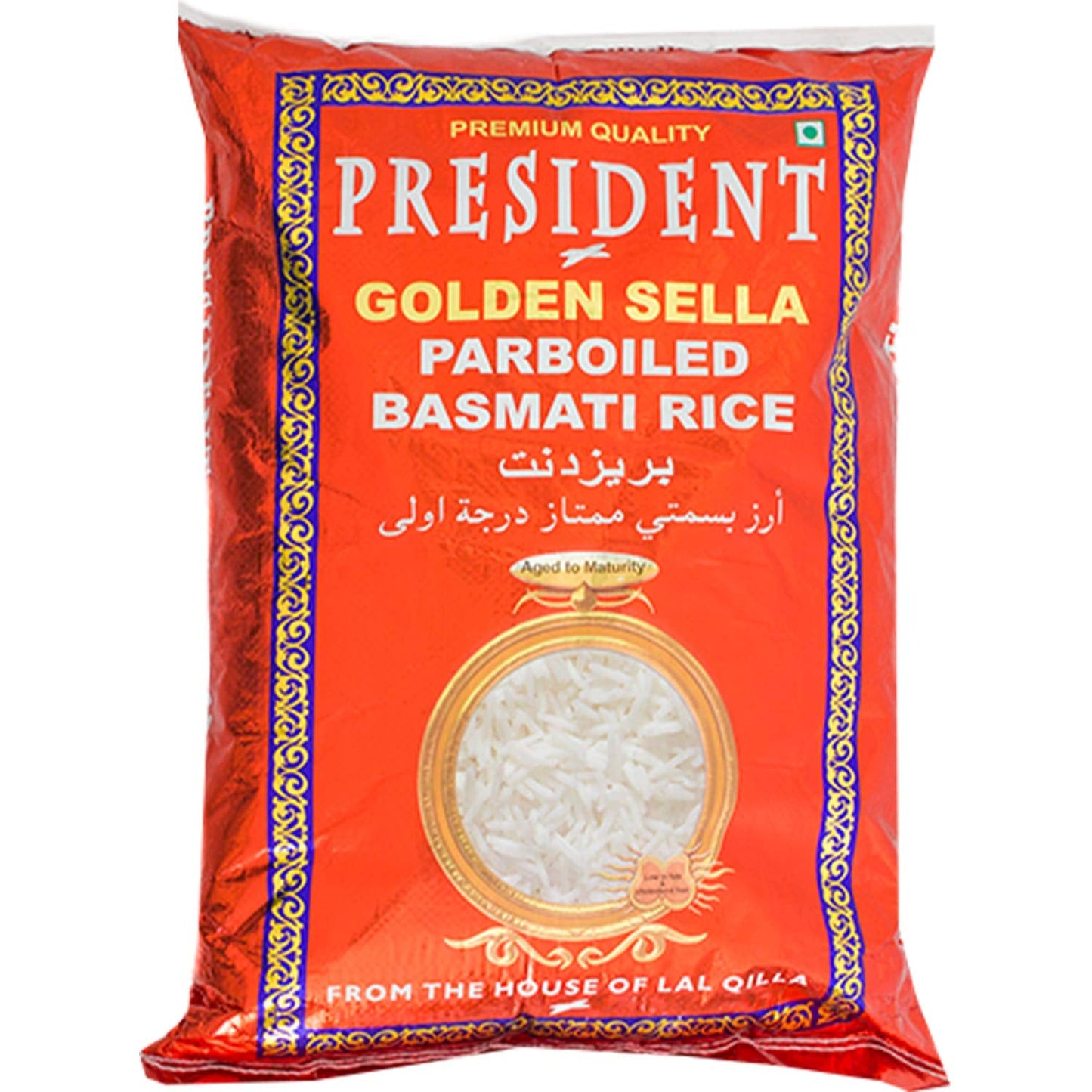 PRESIDENT - Arroz Golden Sella Basmati, paquete de 20 (1 x 20 kg)