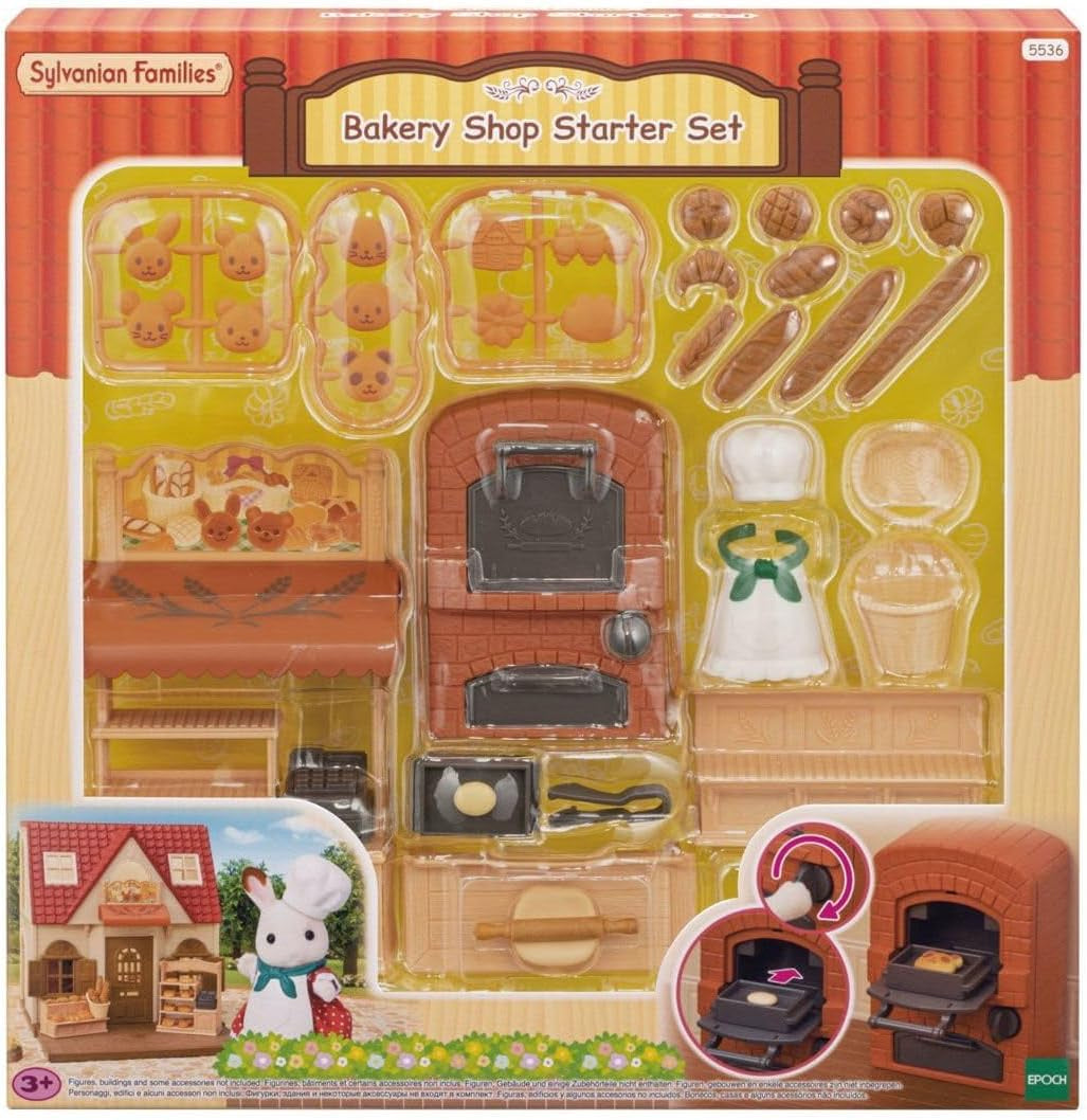 Sylvanian Families 5536 Starter House Bakery Set - Juego de casa de muñecas Casas de muñecas Naty Shop Título predeterminado