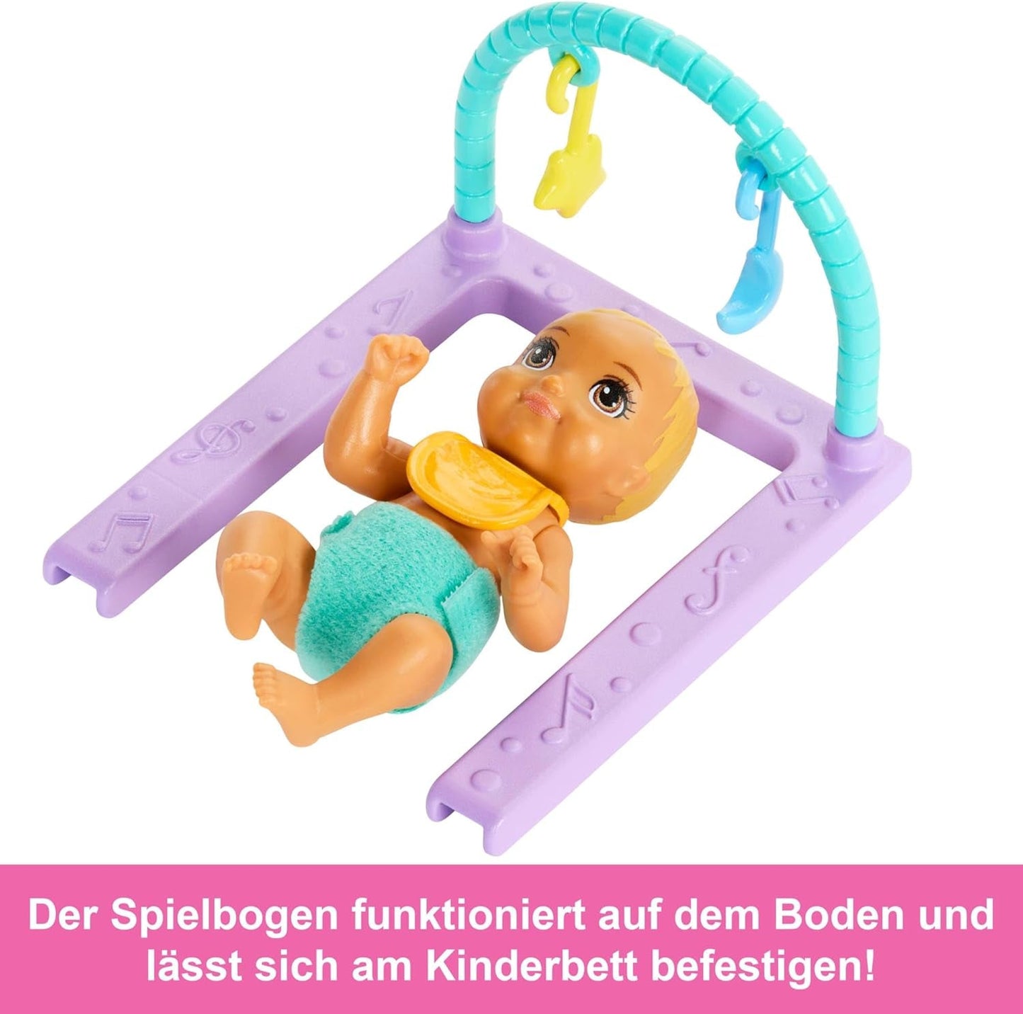 Muñeca Barbie Skipper y guardería con accesorios, incluye muñecos gemelos, 1 cuna, 1 columpio, 1 mecedora y más, HXM99 Naty Shop Dolls