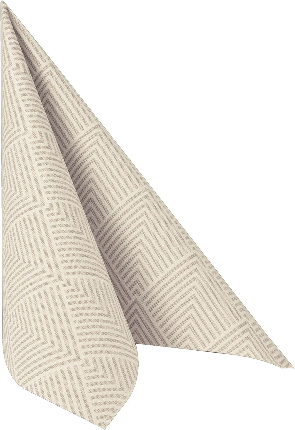 Papstar, 50 servilletas "Colección ROYAL" pliegue 1/4 40 cm x 40 cm "Elegance" Marrón, #86498 (paquete de 2)