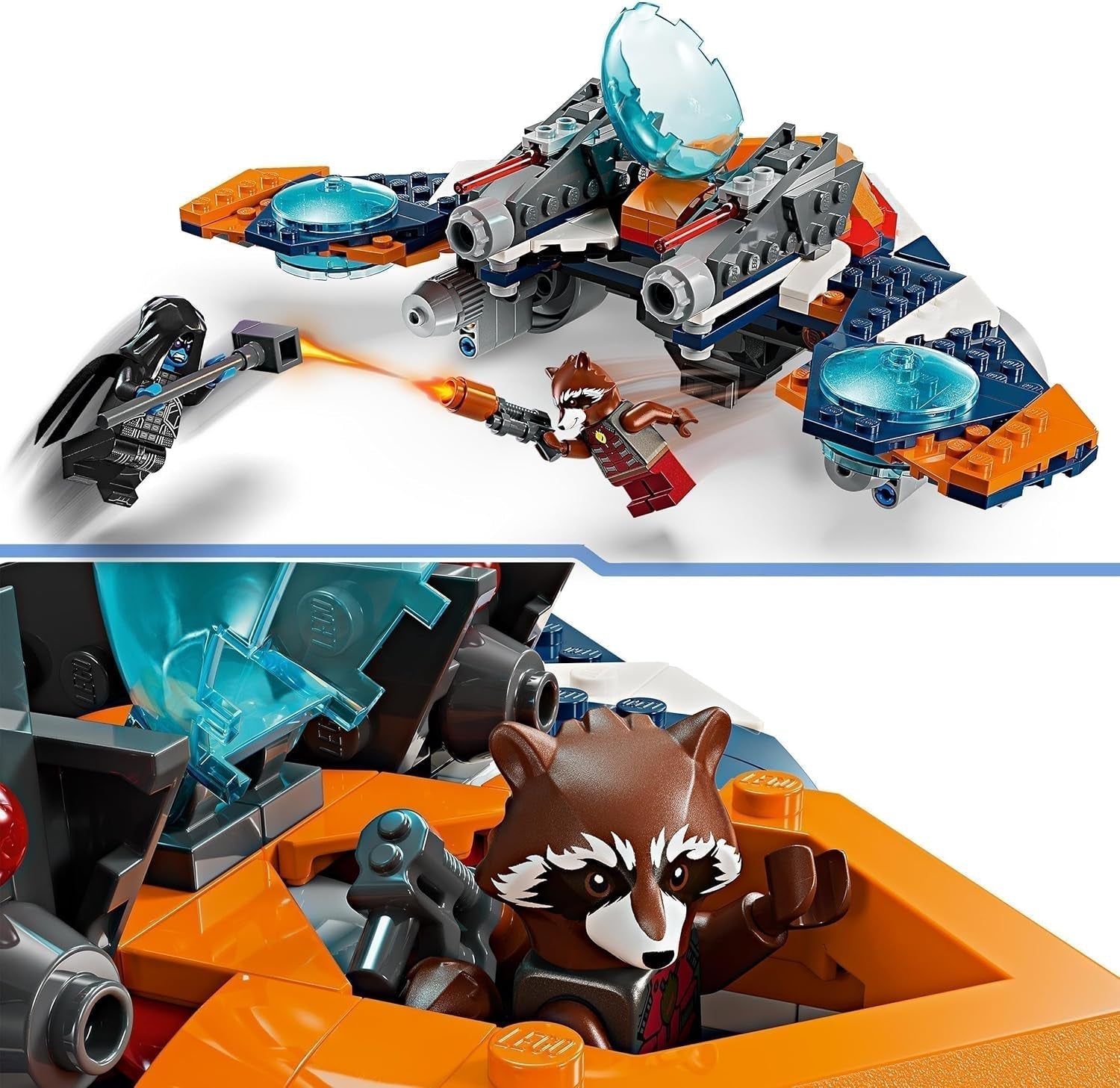 Nave espacial LEGO Marvel Rockets vs. Set de nave espacial para construir de Ronan, figura de superhéroe de Guardianes de la Galaxia, juguete de regalo para niños y niñas de 8 años 76278 Juegos de construcción Besuche den LEGO-Store