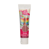 Funcakes Colorante Alimentario Tierra Roja Gel: Colorante alimentario altamente concentrado para masas, natas, fondant, mazapanes y repostería. Fácil dosificación. Una sola gota para crear colores vibrantes. Halal. 30 gramos.
