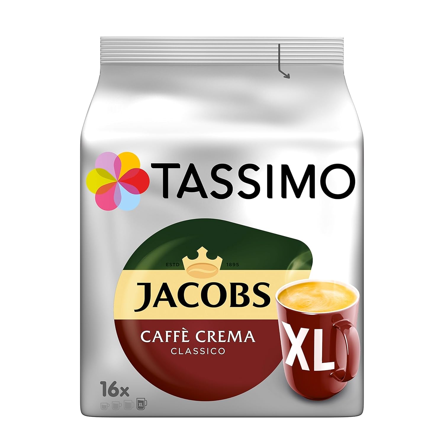 Tassimo Kapseln Probierbox, Vielfaltspaket, 64 almohadillas, 5 clasificados