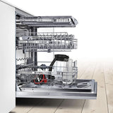 Bosch Batidora de pie Vitapower Serie 4 MMB6382M, Edelstahl-Klingen Made in Germany, 1,5L Thermosafe Glasbehälter, Stopfer, Sicherheitsdeckel, Spülmaschinengeeignete Teile, 30.000 U/Min, 1200 W, Edelstahl Kitchen Naty Shop