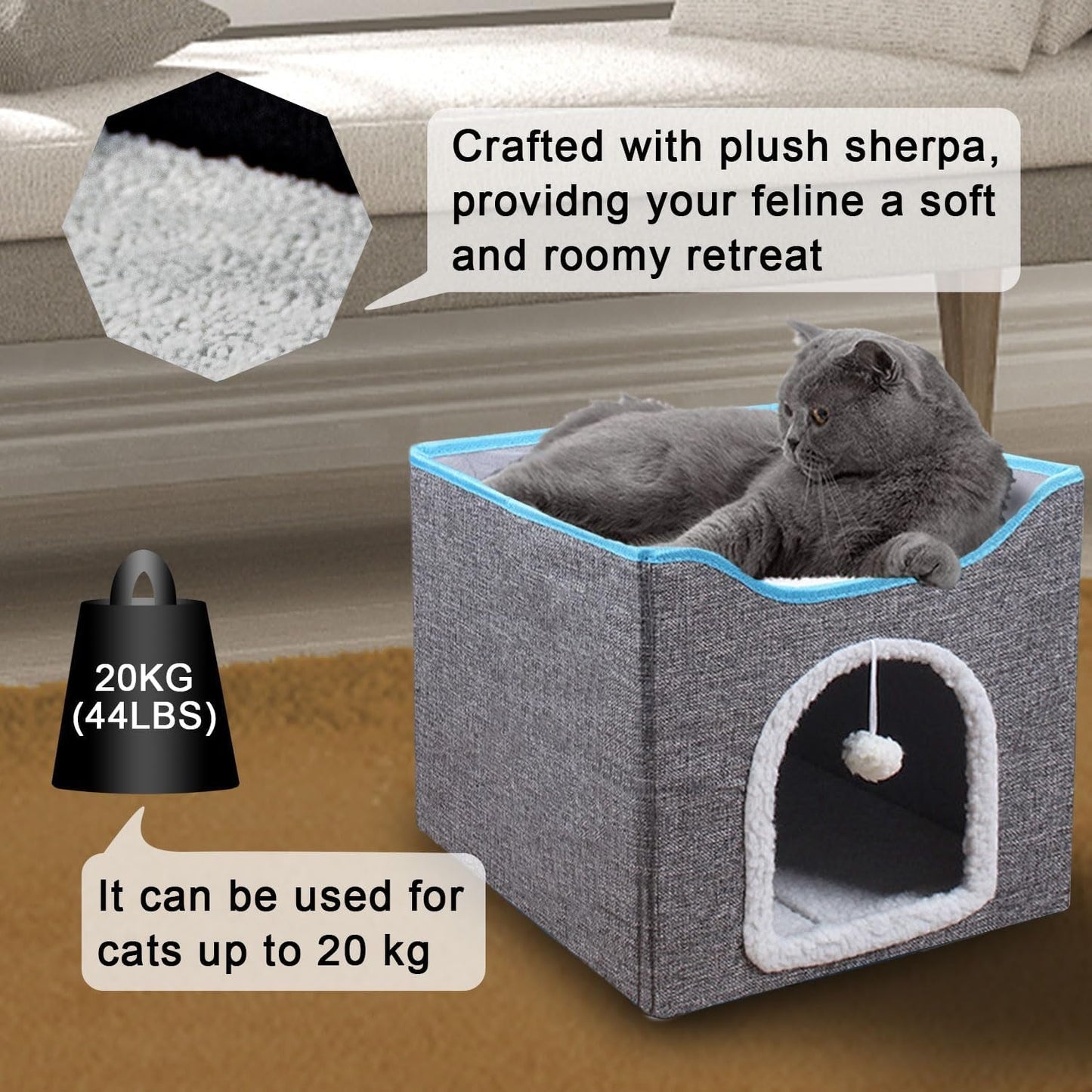 Mantas y Muebles, Mascotas, Casas y Cuevas, Gatos, Camas para gatos, Gatos - camas, colchones