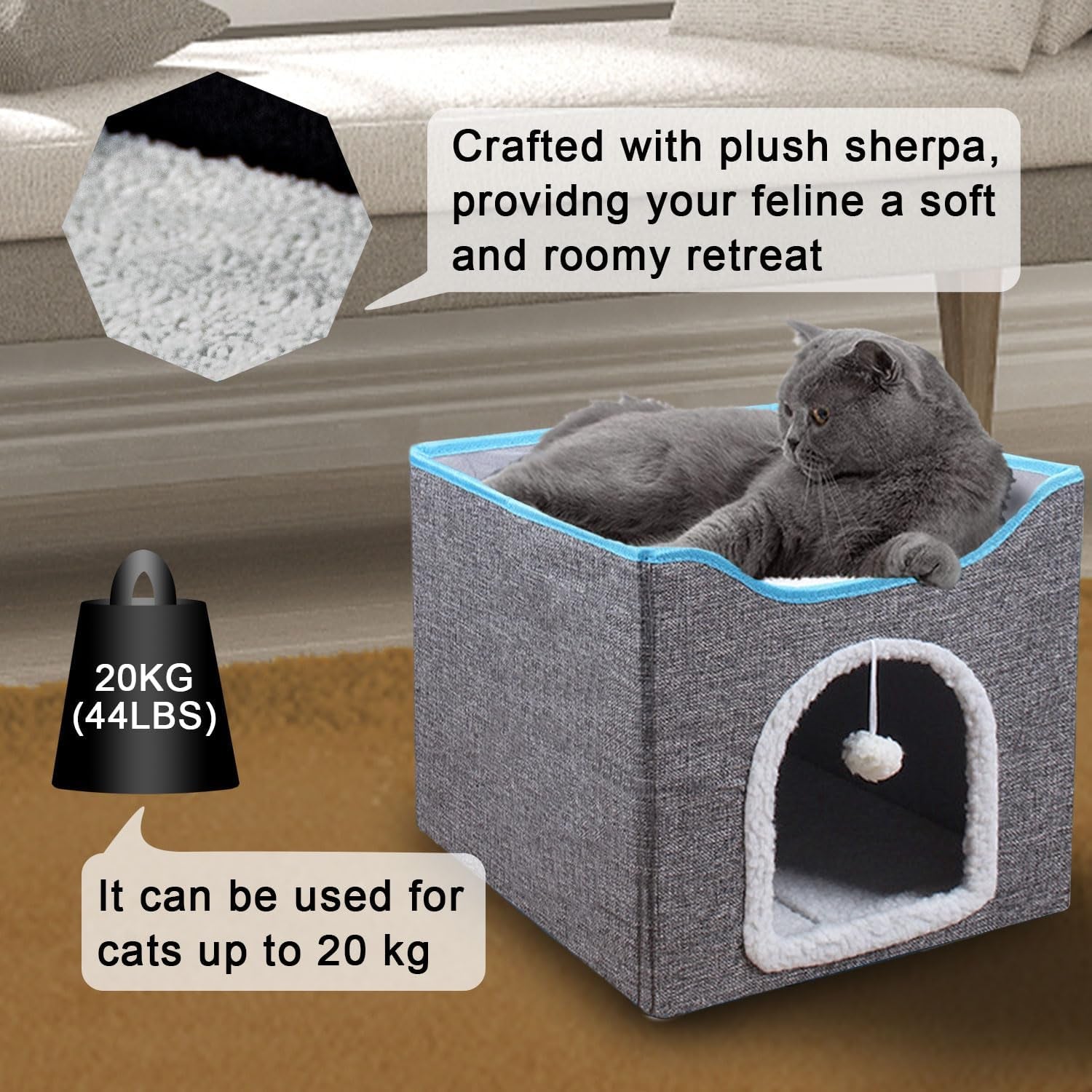 Mantas y Muebles, Mascotas, Casas y Cuevas, Gatos, Camas para gatos, Gatos - camas, colchones