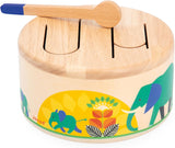 Janod - Gioia Drum - Tambor + tambor de madera FSC - Juego de roles y educación musical temprana - Acuarela - A partir de 18 meses, J07650 Bebe Toys Naty Shop