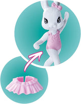 Simba 105733603 - Steffi Love Dancing Ballerina, Steffi como muñeca bailarina con amiga animal y falda giratoria, muñeca de juego 29 cm, a partir de 3 años
