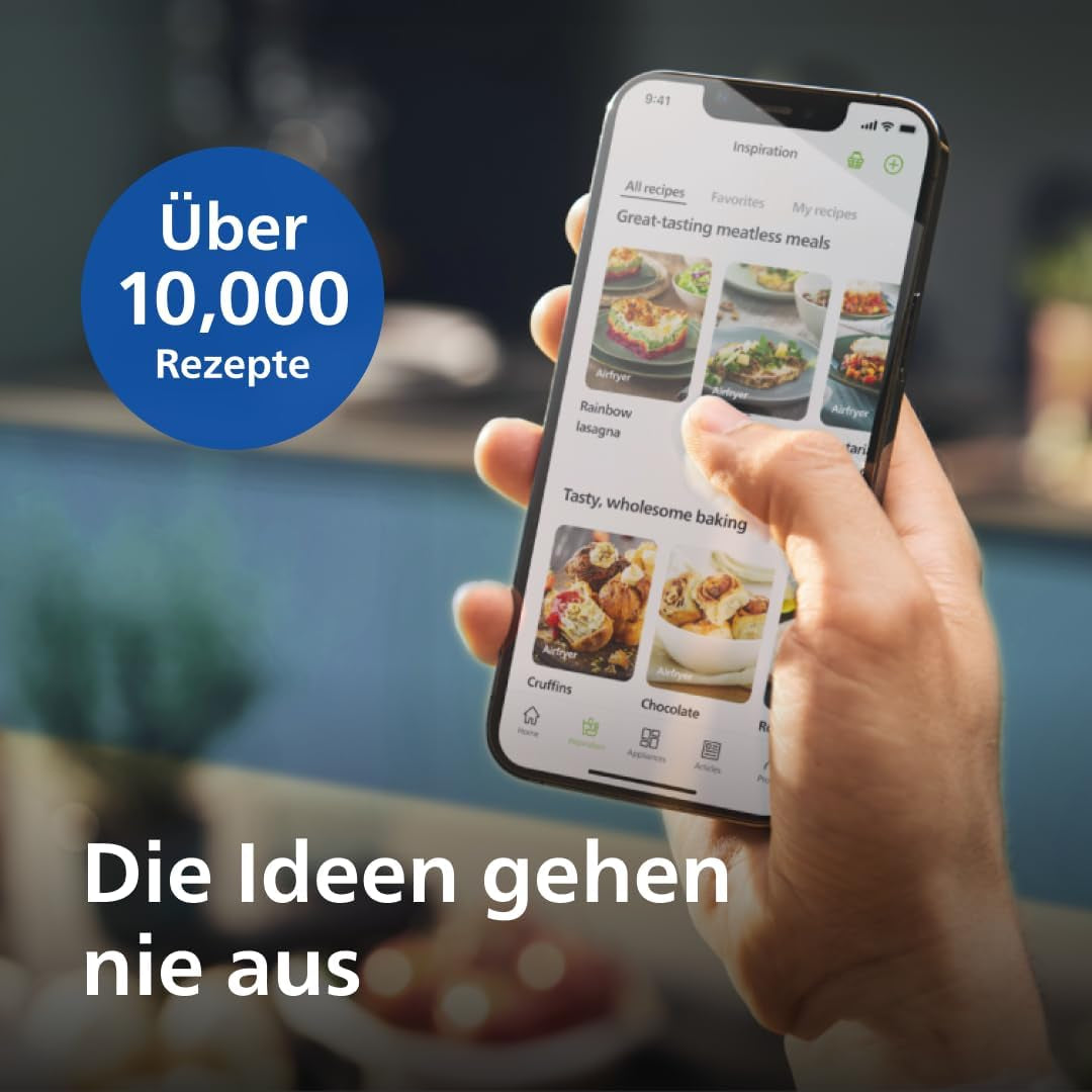 Philips 3000Er Airfryer XL - Tecnología Rapid Air, freír con hasta un 90% menos de grasa, capacidad 1,2 kg, 6,2 litros, pantalla táctil Electrodomésticos Naty Shop