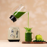 Cecotec Batidora amasadora Retro Power Negro Titanio Retroverde. 1200W Maximale Leistung, 2 Geschwindigkeiten, 4-Klingen-Messer Mit Schwarzer Titanbeschichtung Und 1.5L Krug, Vintage-Design in Grün Kitchen Naty Shop