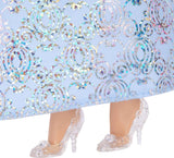 Mattel DISNEY Princess Cenicienta - Muñeca articulada con atuendo brillante, zapatos y tiara desmontables, cabello peinado para divertirse, para niños a partir de 3 años, HLW06