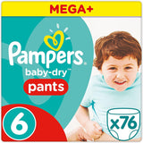 Pampers (versión antigua), bragas, talla 4, 9 kg-15 kg, paquete de tres (1 x 88 pañales)