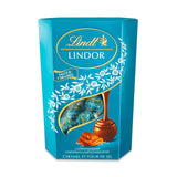 Chocolate Lindt | Cornet de caramelo salado LINDOR | 500g | 38 bolas de chocolate con leche con relleno de caramelo salado | Regalo de chocolate