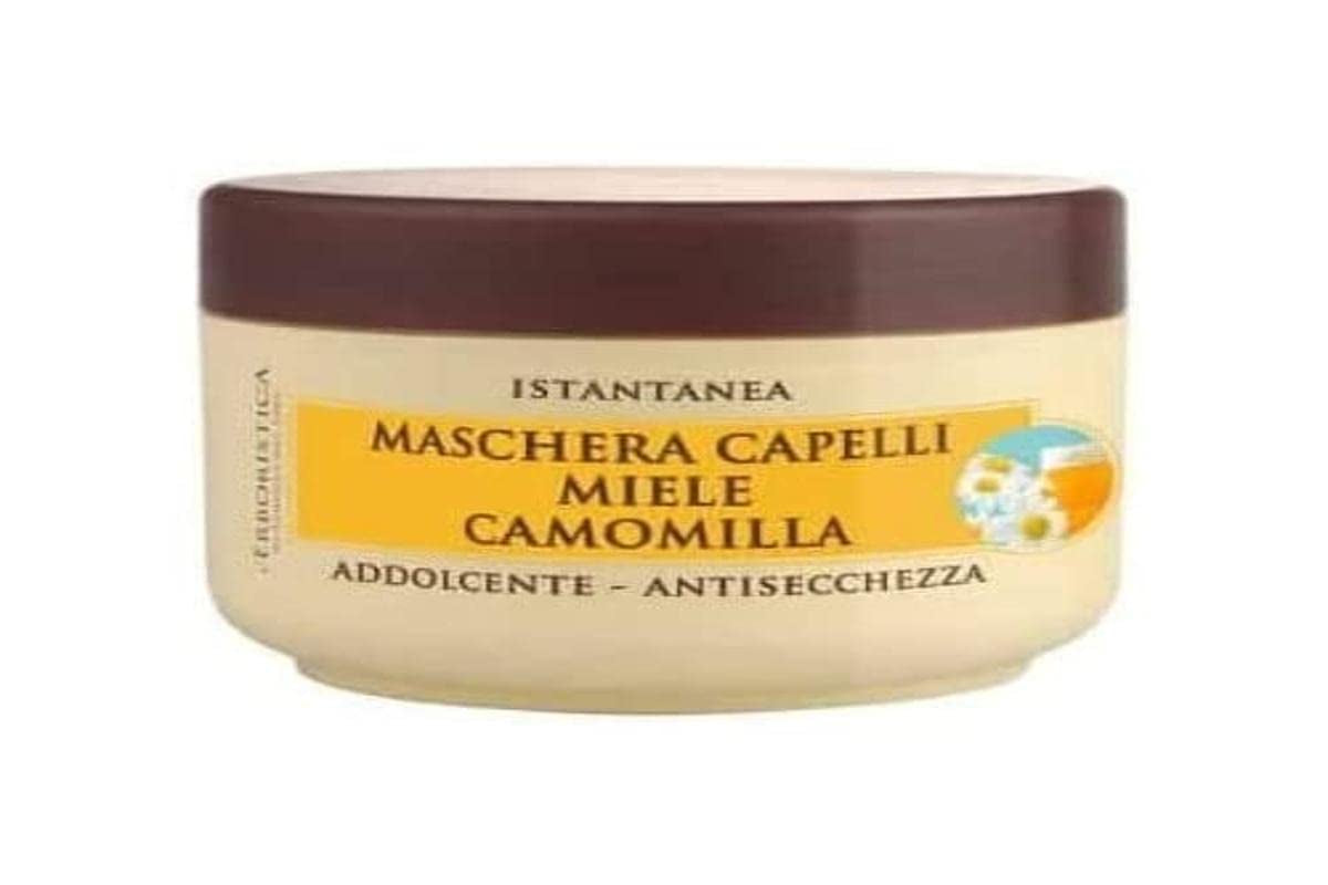 L'Erboristica Mascarilla capilar instantánea de miel y manzanilla, suave y contra la caída del cabello, 200 ml Naty Shop Mascarilla capilar Título predeterminado