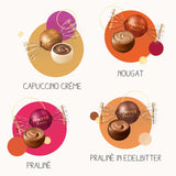 Merci Lovelies Creamy – 185 gramos – Mezcla de praliné con especialidades de chocolate rellenas de Naty Shop