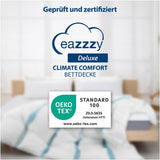 Genius Eazzzy Edredón Climate Comfort 155 X 220 Cm, Fibre-tight, Edredón ligero para todas las estaciones, Edredón transpirable, Temperatura agradable para dormir, Edredón para todas las estaciones Edredones y edredones Naty Shop