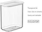 Mepal - Caja para Nevera Modula XXL - Recipiente para Alimentos con Tapa - Organizador de Cocina y Caja de Plástico - Organizador para Nevera Apilable y Precintable - 4800ml - Cajas para Alimentos Blancas Naty Shop