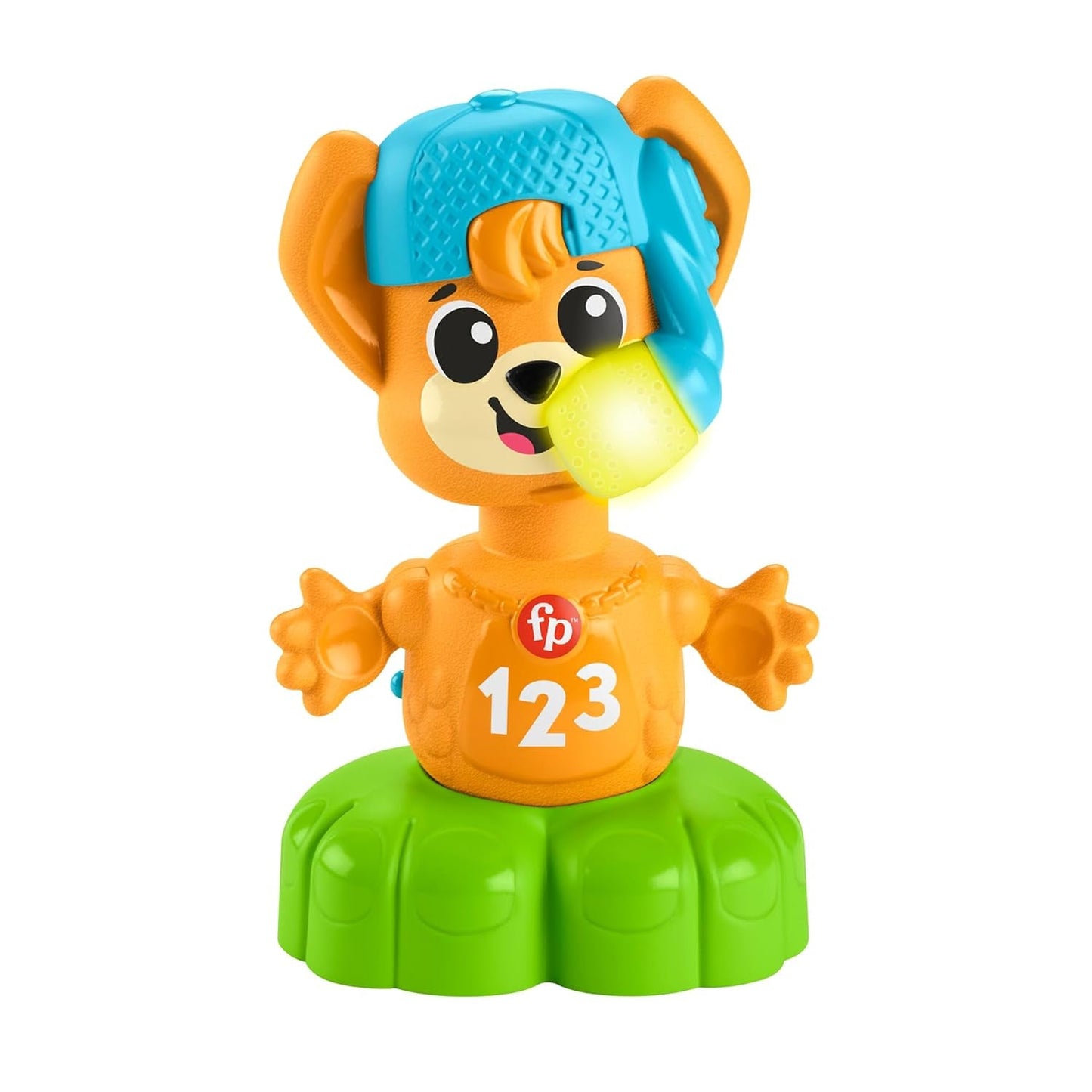 Fisher Price Animal Band Rino el Zorro Aprende los Opuestos, Zorro Interactivo para Aprender a Través del Movimiento, Luces, Canciones y Sonidos de Colores, Juguete para Bebé, 9+ Meses, HYL02 Juguetes para Bebés Naty Shop Default Title