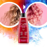 Joanna Ultra Color - Acondicionador de color rosa para cabellos rubios y claros - Rosa pastel - Brillo natural - Elimina el tinte amarillo del cabello rubio grisáceo - Efecto temporal - 150 ml Tinte para el cabello Naty Shop