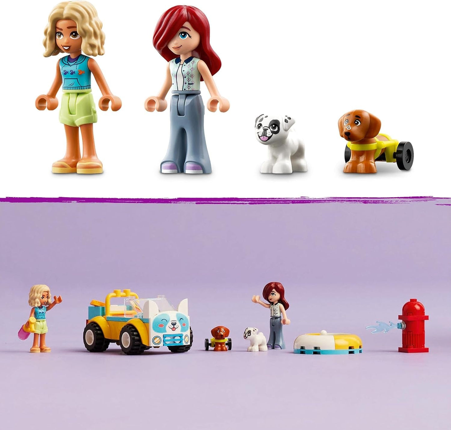 LEGO Friends Salón de peluquería canina móvil, juego de simulación de vehículos animales, juguete para niños con 2 figuras y 2 perros para niñas y niños a partir de 4 años, set de peluquería canina 42635 Juegos de construcción Beuche den LEGO-Store