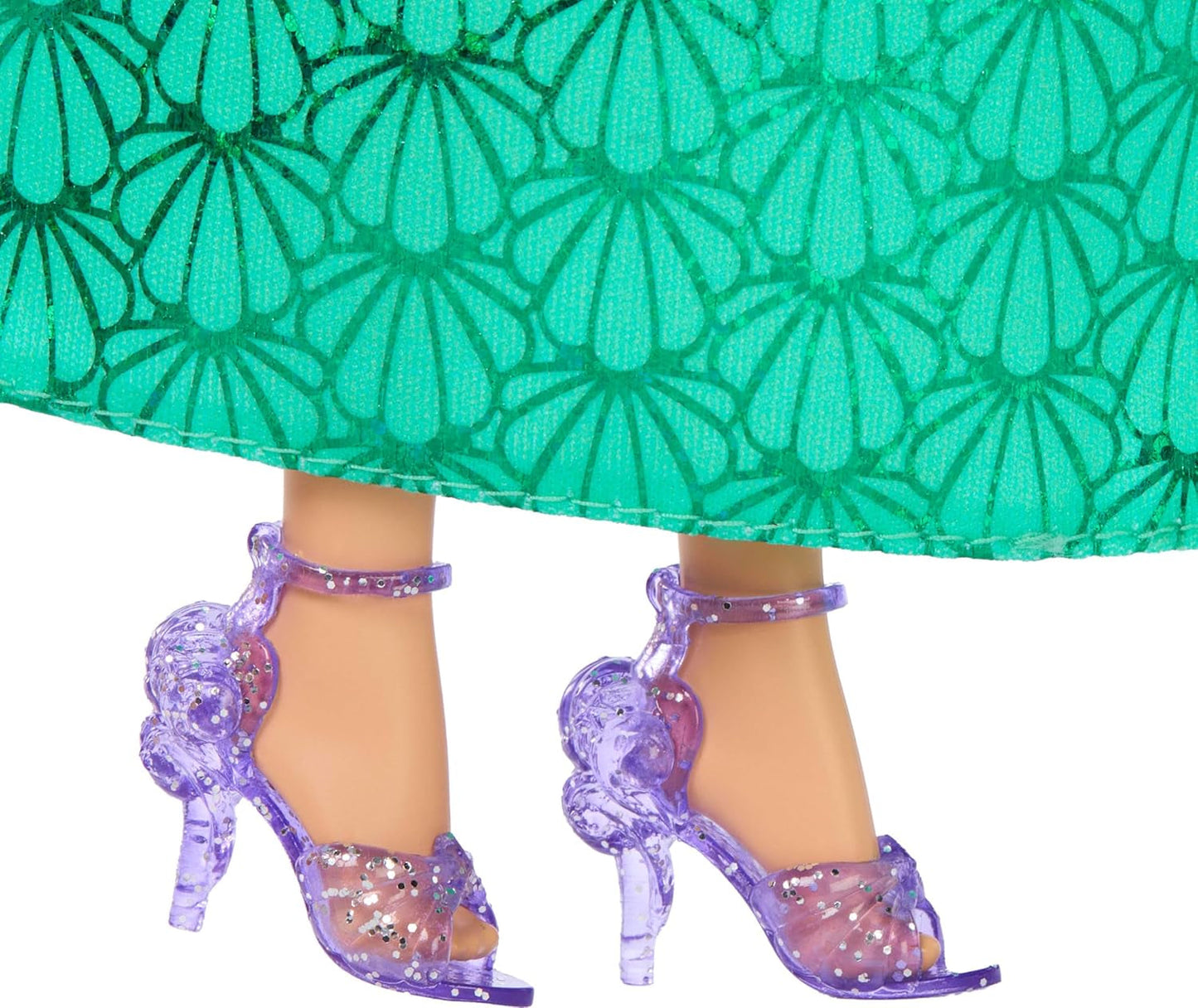 Mattel Disney Princess Ariel Doll, cabello largo, posicionable, zapatos y diadema desmontables, regalos de Disney, juguete para edades de 3 años en adelante, HLW10