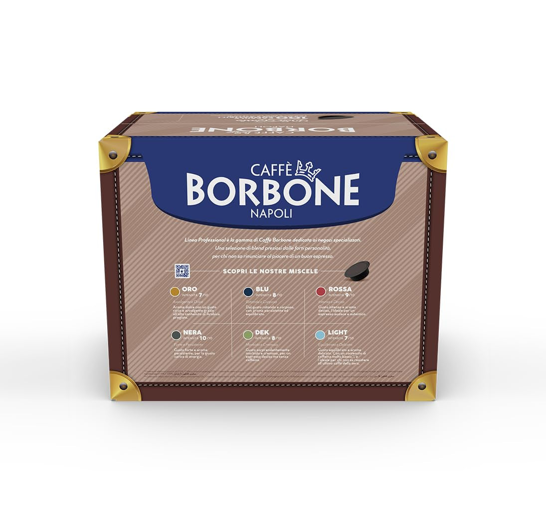 Caffè Borbone Kaffee Kapseln Don Carlo, Blue Mischung - 100 unidades - Compatible con Kaffeemaschinen der Marke Lavazza®* A Modo Mio®*