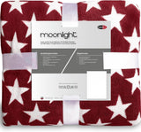 Celinatex manta mullida 150 x 200 cm manta burdeos sofá manta suave estrellas microfibra polar Oeko-Tex Moonlight Camas y colchas Besuche den CelinaTex-Store