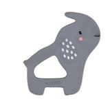 Juguete para la dentición con forma de elefante gris de Noukie
