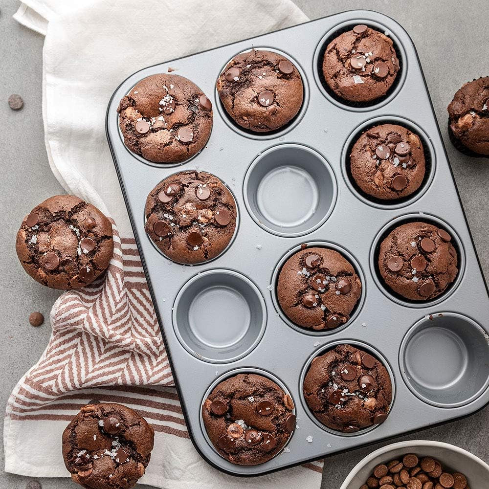 0062750 molde para 12 muffins Moldes y bandejas para hornear Naty Shop