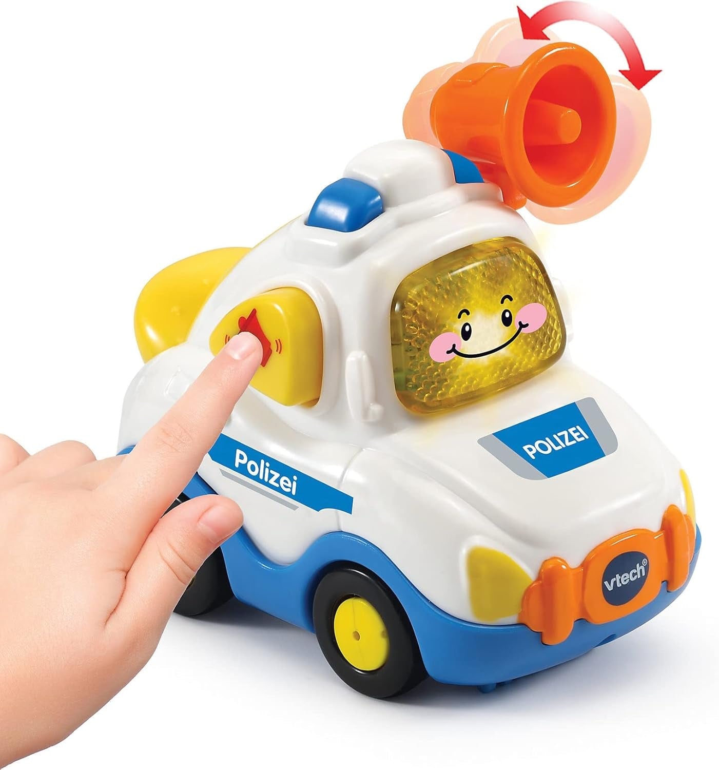 Vtech TUT TUT Baby Flitzer - Policía - Para 1-5 años & TUT TUT Baby Flitzer - Camión de bomberos - Coche de juguete con música, botón de luz, frases y sonidos interesantes - Para 1-5 años Juguetes Bebé Naty Shop