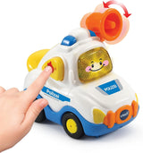 Vtech TUT TUT Baby Flitzer - Policía - Para 1-5 años & TUT TUT Baby Flitzer - Camión de bomberos - Coche de juguete con música, botón de luz, frases y sonidos interesantes - Para 1-5 años Juguetes Bebé Naty Shop