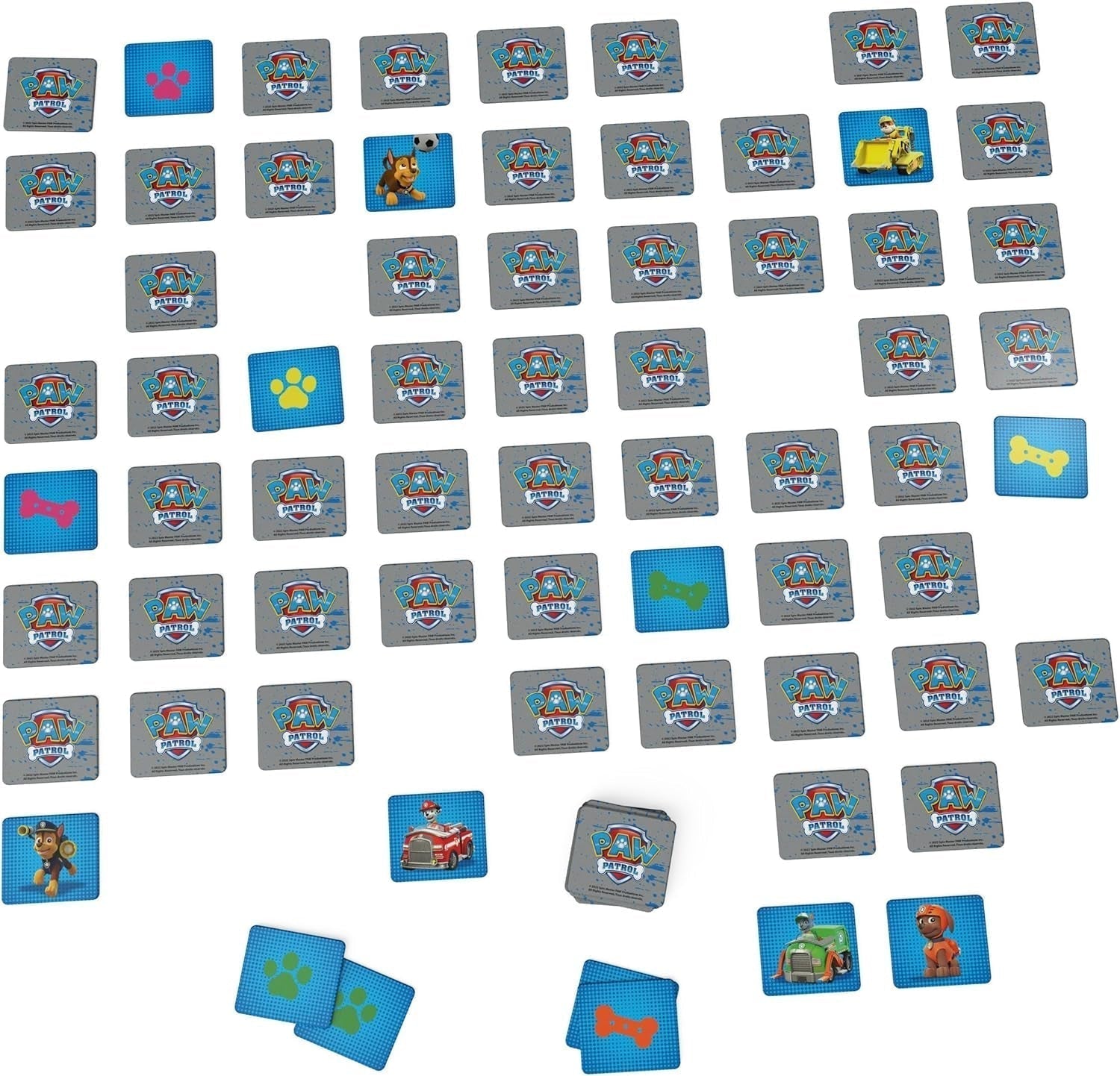 Spin Master Juegos Paw Patrol, juego de memoria, juguete Paw Patrol, Chase, Stella, Marcus, Ruben, juegos de memoria con libros, para niños mayores de 4 años Figuras de acción Naty Shop