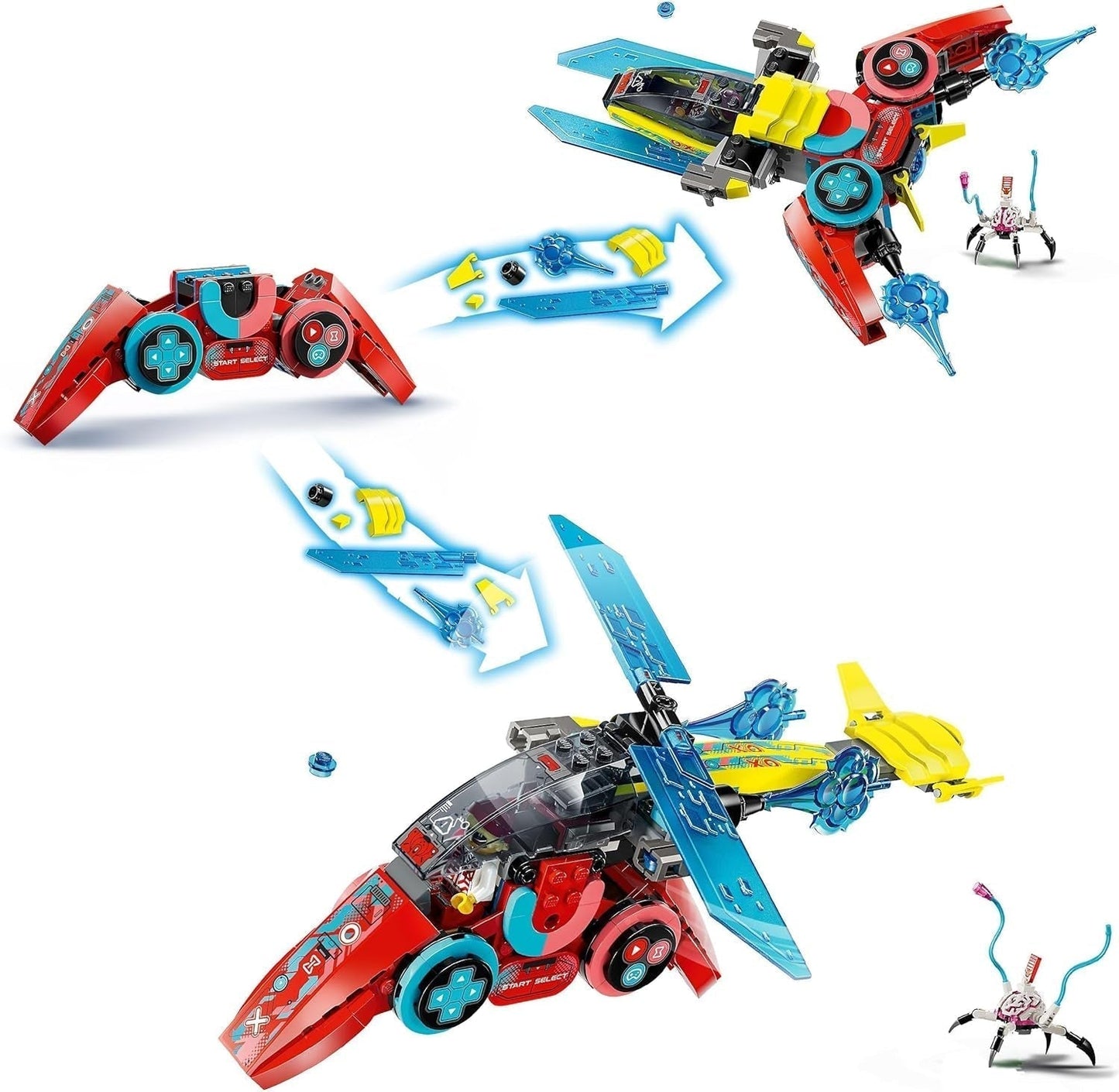 LEGO Dreamzzz Coopers Controlador de videojuego volador Juguete fantástico Set de videojuego con minifigura de araña 2 en 1 Regalo para niñas y niños 7 años 71489 Juegos de construcción Besuche den LEGO-Store
