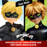 BANDAI - Miraculous Ladybug - Muñeca Maniquí 26cm - Motan Noir - Licencia Oficial Miraculous - Muñeca Articulada Motan Noir - Juguete a partir de 4 años - P50002