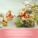 GOLD BUNNY Edición Glamour de Chocolate Dorado | 100g CONEJITO DE ORO | Chocolate con leche premium de conejito de Pascua | Chocolate de Pascua | Regalo de chocolate | Conejito de chocolate | conejito de pascua