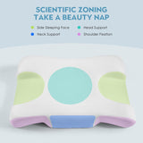 Royalisneeo Almohada de belleza para dolores de espalda, estómago y costados Almohada para el dolor de cuello y hombros Almohada de espuma viscoelástica antiarrugas y antienvejecimiento Azul (estándar) Almohadas ortopédicas cervicales Naty Shop