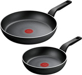 Tefal Recycled on, sartén 100% aluminio reciclado, revestimiento antiadherente, inducción Ollas y Sartenes Naty Shop Juego de sartenes 24/28 Cm