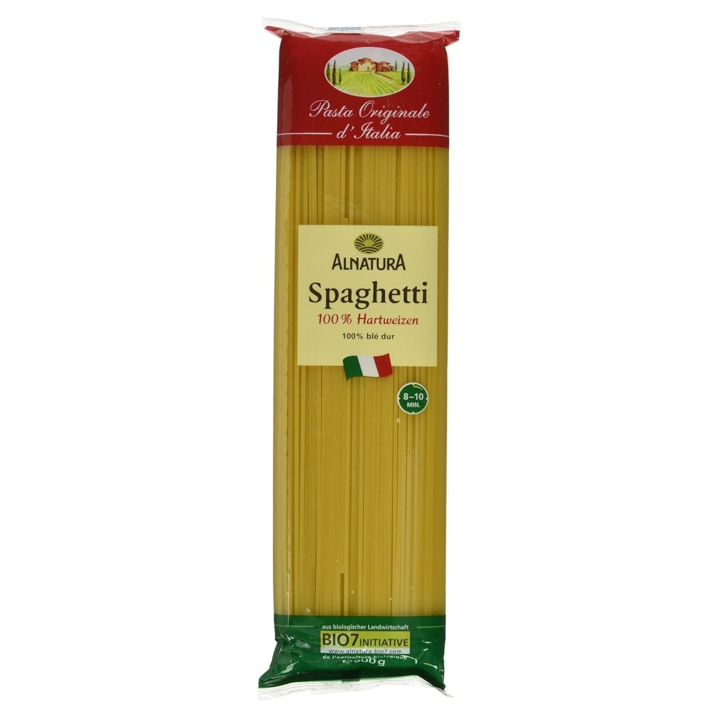 Espaguetis de sémola de trigo duro ecológico, 500g