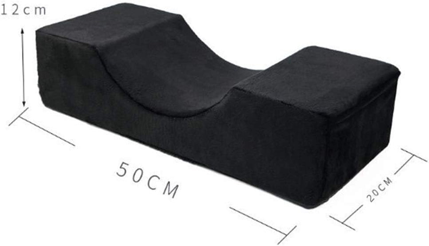 Whiteswan Extensión de pestañas Ergonómico Curvo Soporte de Espuma viscoelástica Almohada para Sala de Estar Pestañas para el Cuello Almohada de Maquillaje de Belleza Almohada para Dormir Soporte para el Cuello Almohadas ortopédicas cervicales Naty Shop