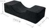 Whiteswan Extensión de pestañas Ergonómico Curvo Soporte de Espuma viscoelástica Almohada para Sala de Estar Pestañas para el Cuello Almohada de Maquillaje de Belleza Almohada para Dormir Soporte para el Cuello Almohadas ortopédicas cervicales Naty Shop