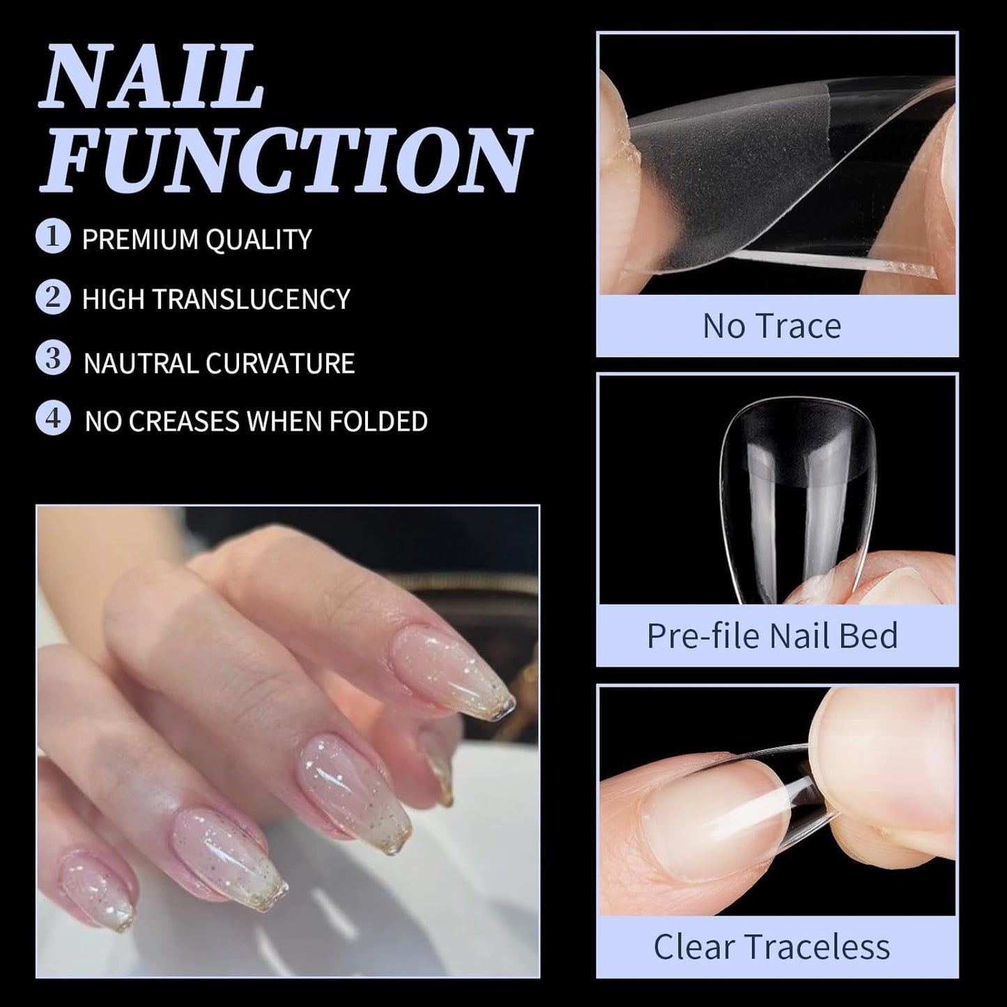 Uñas Artificiales Cortas 500 Piezas Puntas De Uñas De Gel Suave De Cobertura Completa Para Uñas De Gel 12 Tamaños Puntas De Uñas Prepulidas Para Uñas De Gel Uñas Artificiales Cortas Extensiones De Uñas De Ataúd Con Caja