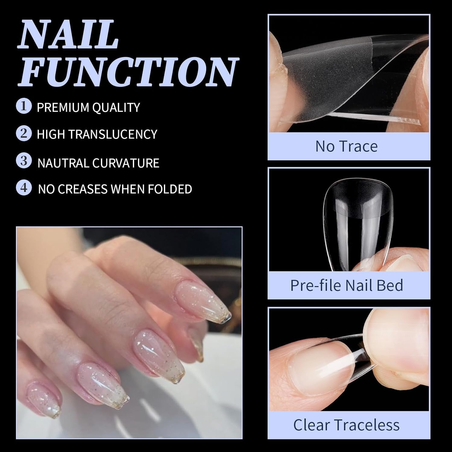 Uñas Artificiales Cortas 500 Piezas Puntas De Uñas De Gel Suave De Cobertura Completa Para Uñas De Gel 12 Tamaños Puntas De Uñas Prepulidas Para Uñas De Gel Uñas Artificiales Cortas Extensiones De Uñas De Ataúd Con Caja