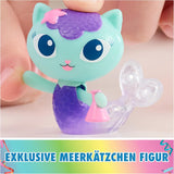 DREAMWORKS GABBY DOLLS HOUSE - Paquete de muebles Meerkätzchen Bobble Kitty, figura de gato con muebles y accesorios para casa de muñecas, a partir de 3 años