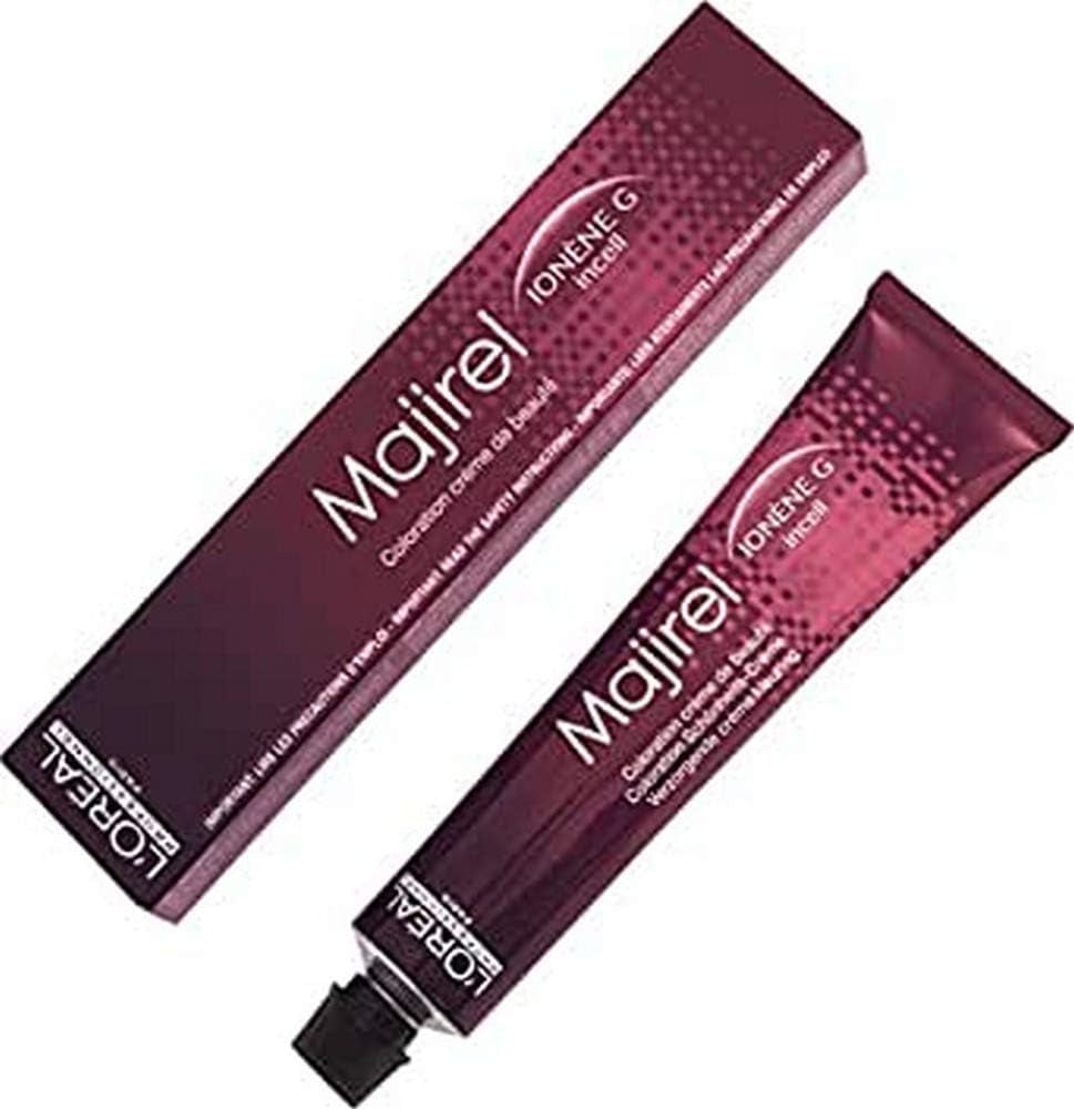 L'Oréal Professionnel Majirel 7 rubio medio, 50 ml Tinte para el cabello Naty Shop 5.6 Castaño claro Rojo