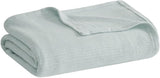 Madison Park Freshspun Wicker Twin Grey Cotton Blanket Camas y mantas Madison Park King Blue