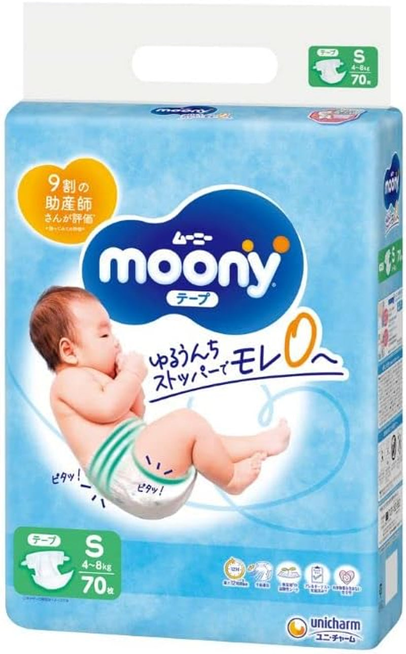 Pañales S 4-8 kg 70 piezas