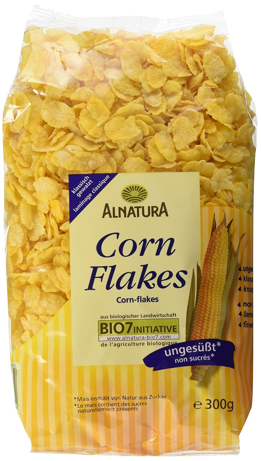 Copos De Maíz Bio Ungesüßt, 300G Cereales Naty Shop 300 G (1Er Pack)