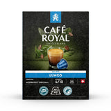 Café Royal con sabor a chocolate negro 100 cápsulas para cafetera Nespresso - intensidad 4/10 - certificado UTZ, con aluminio y Lungo 36 cápsulas para cafetera Nespresso - intensidad 4/10